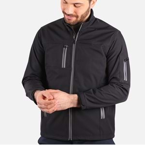 Softshell Mont Reflektör Fermuarlı