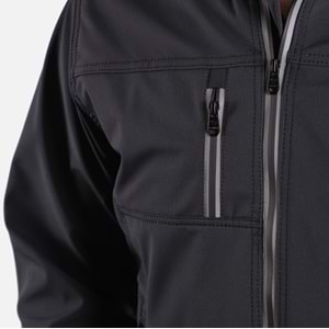 Softshell Mont Reflektör Fermuarlı