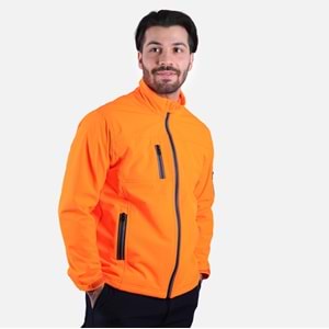 Softshell Mont Reflektör Fermuarlı