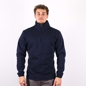 Samteks Üç İplik Yarım Fermuarlı Sweatshirt