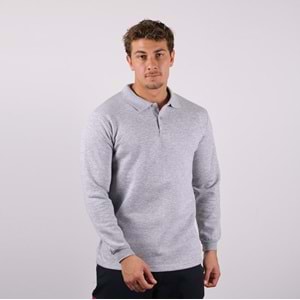 Samteks Üç İplik Polo Yaka Sweat