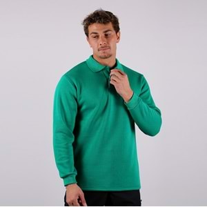 Samteks Üç İplik Polo Yaka Sweat