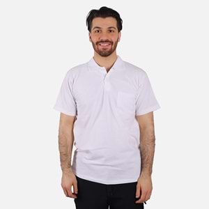 T-Shirt Penye Polo Yaka Kısa Kol