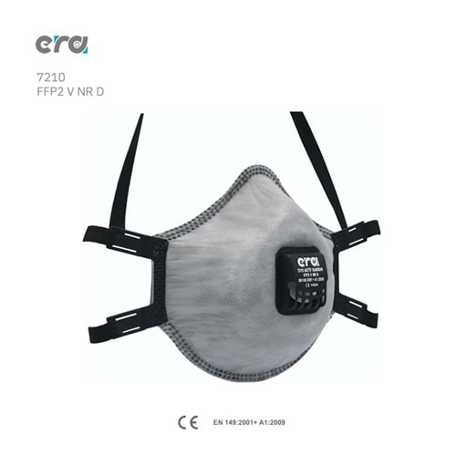 Era 7210 FFP2 Aktif Carbon Ventilli Toz Maskesi