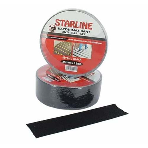 Starline Kaydırmaz Bant Siyah 50 mm 15 mt