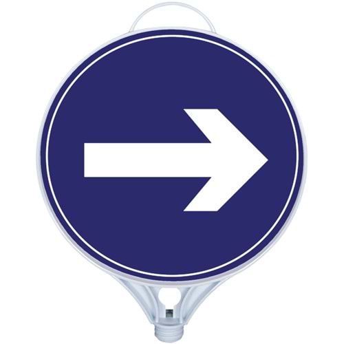 MFK MFK9106 Çift Taraflı Sağa Mecburi Yön Levhası