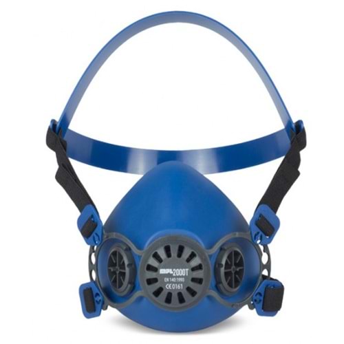 Maske MPL 2000T Yarım Yüz Çift Filtre Girişli