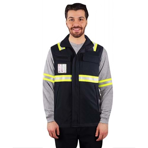 Yelek Güç Tutuşur & Antistatik Pro FR120-Y-4 4 Katmanlı