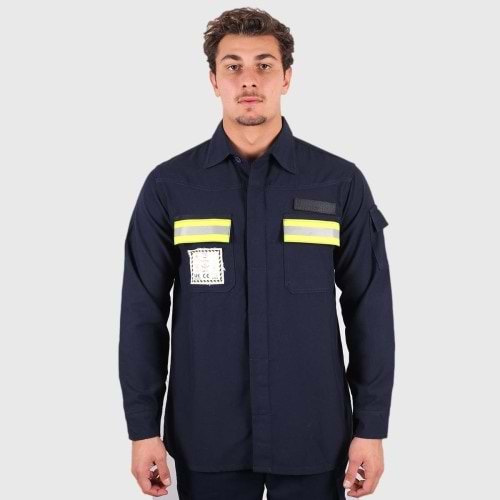 SamteksPro FR6122 Güç Tutuşur & Ark Koruyucu Gömlek