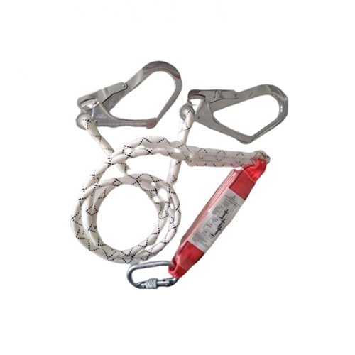 Lanyard Absorberli Çift Bacak 1,2 Mt