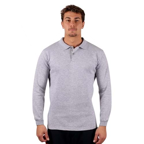 Samteks Üç İplik Polo Yaka Sweat