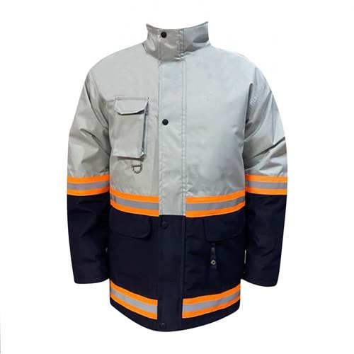 Kaban Oxford Samteks / Gri-Lacivert