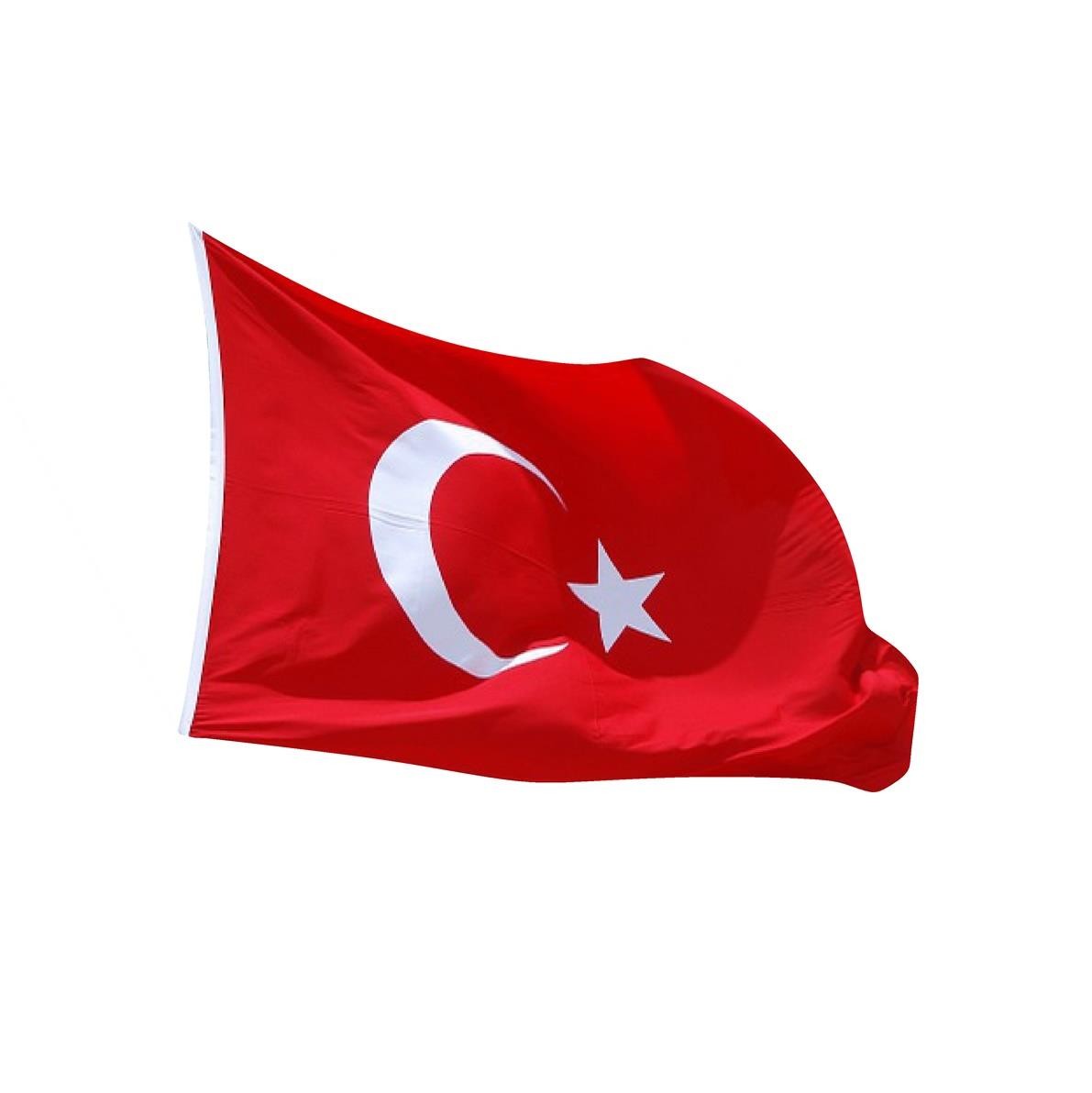 Türkiye Bayrağı - Bayrak - 150 x 90 cm - KULTURATEK, FRANSA'DA TEK TURK  KITABEVI