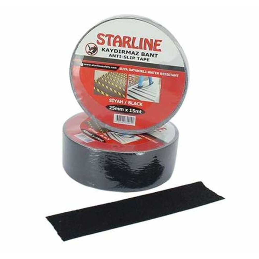 Starline Kaydırmaz Bant Siyah 50 mm 15 mt