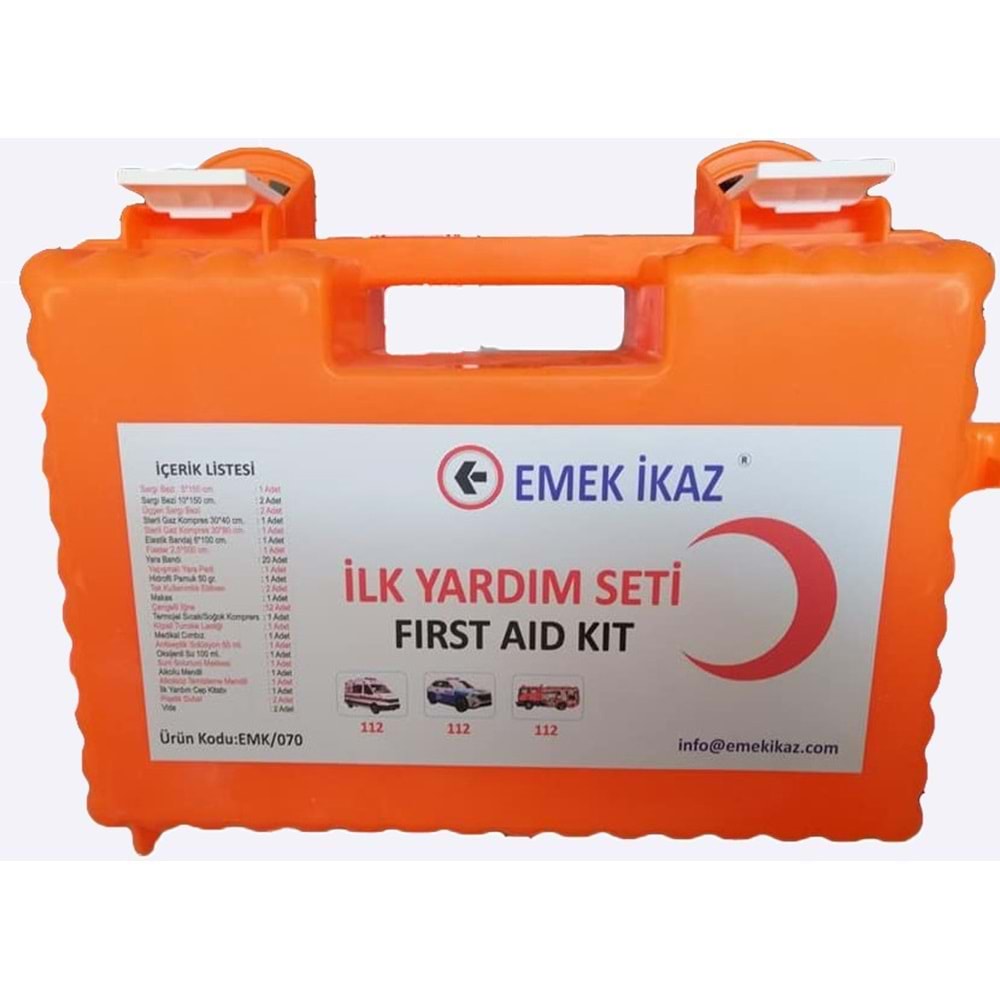 Emek İlk Yardım Çantası Turuncu