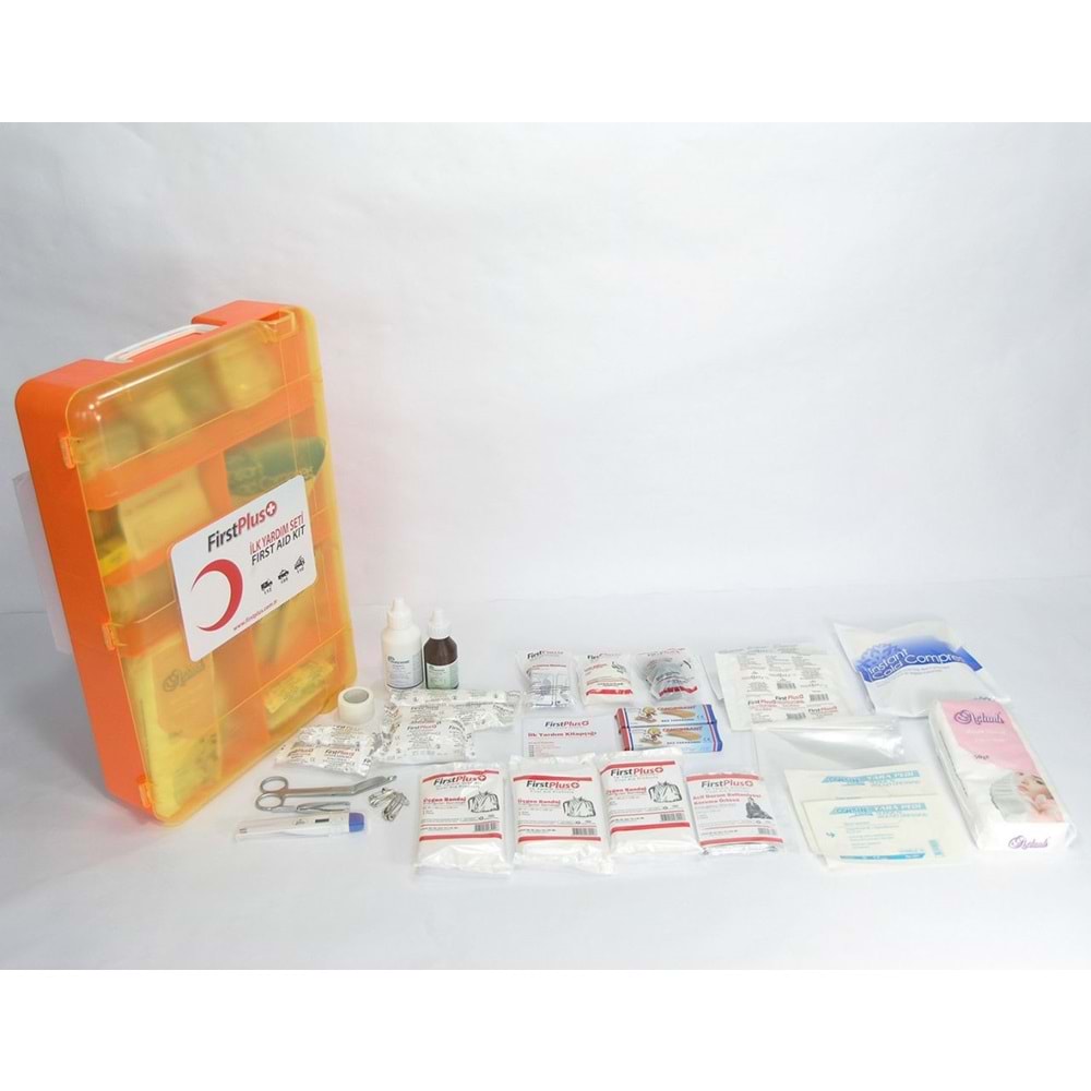 İlk Yardım Seti Dolabı Firstplus FP 04.108 İşyeri Turuncu