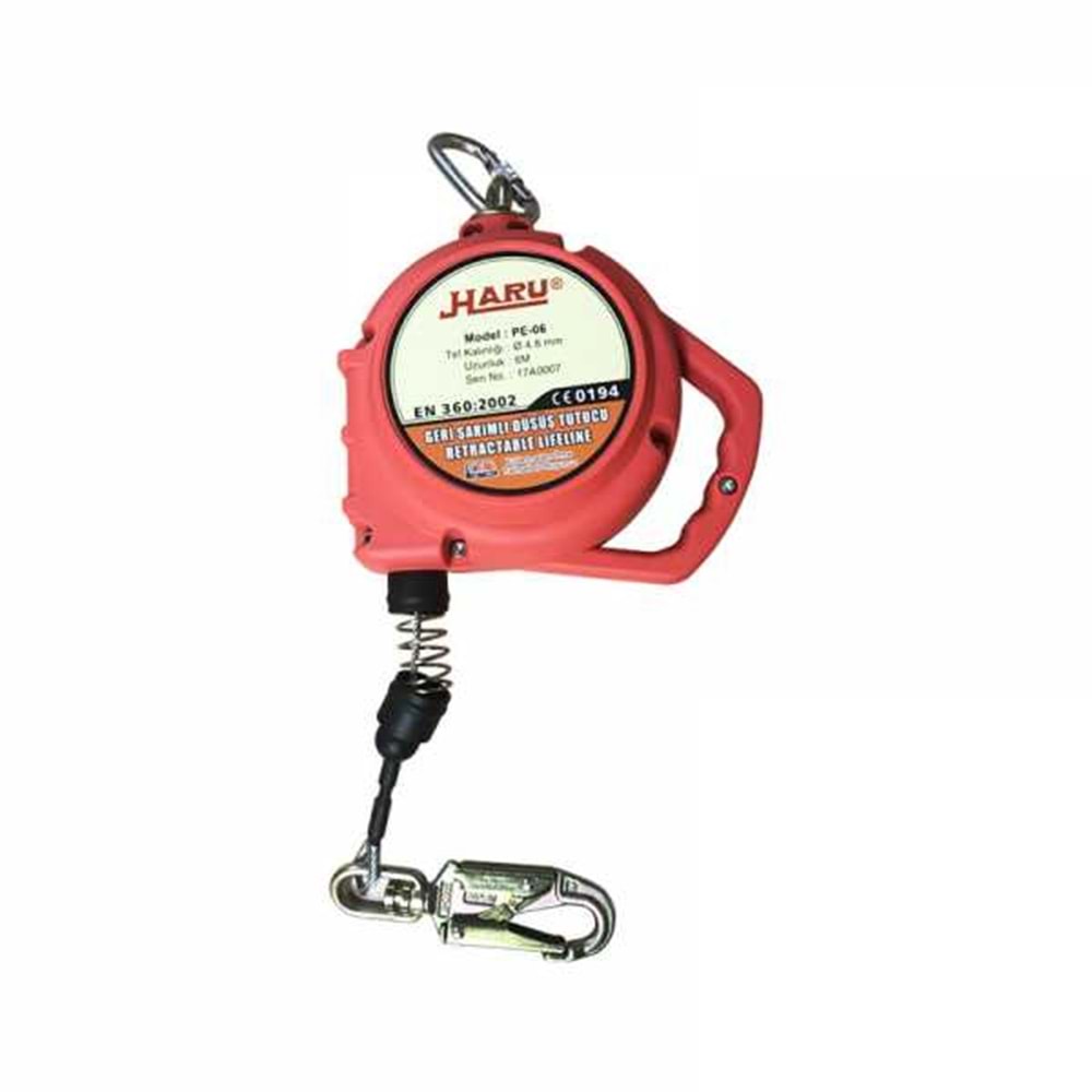 Geri Sarımlı Düşüş Tutucu - 10 Mt Haru