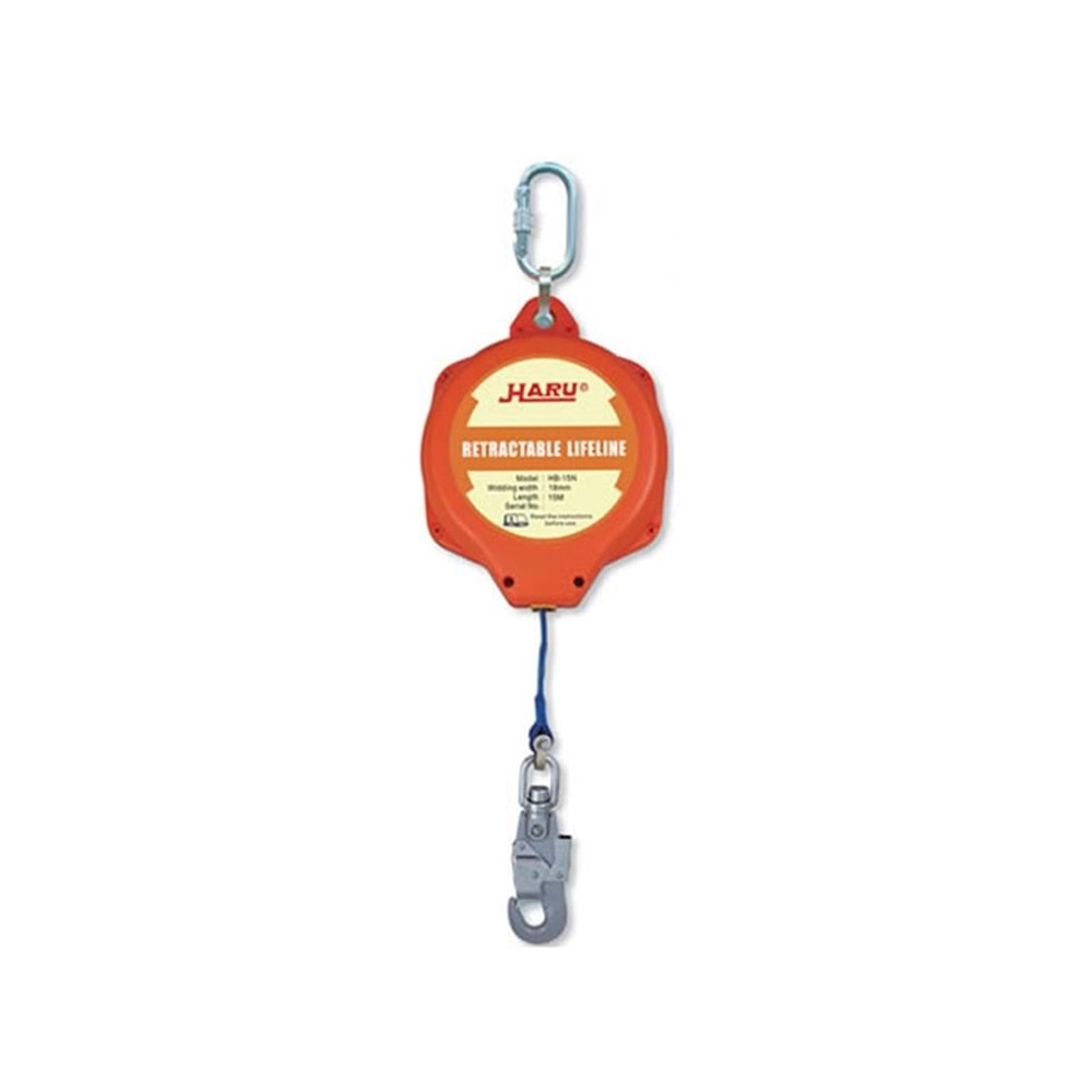 Geri Sarımlı Düşüş Tutucu - 6 Mt Haru