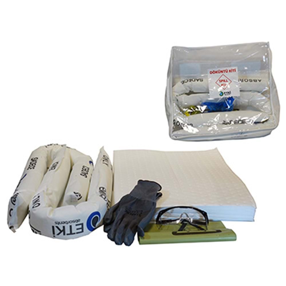 Sıvı ve Yağ Emici Taşınabilir Araç Döküntü Kiti 20 lt.