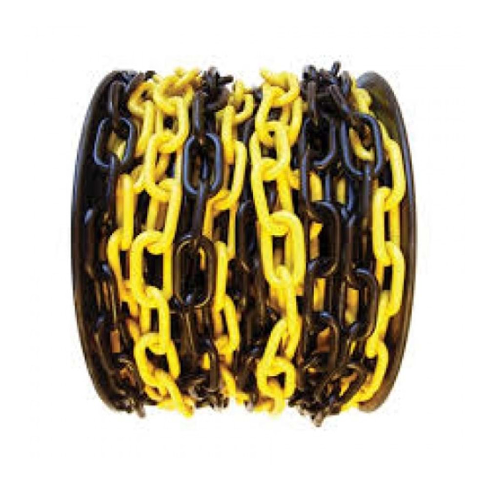 Zincir Plastik 8 mm Sarı-Siyah MFK