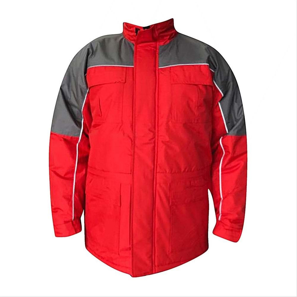 Parka Kırmızı-Gri