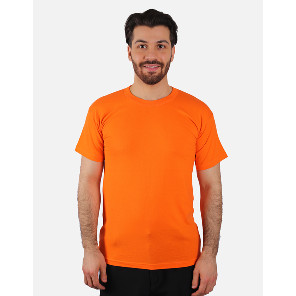 T-Shirt Penye V Yaka Kısa Kol - SG
