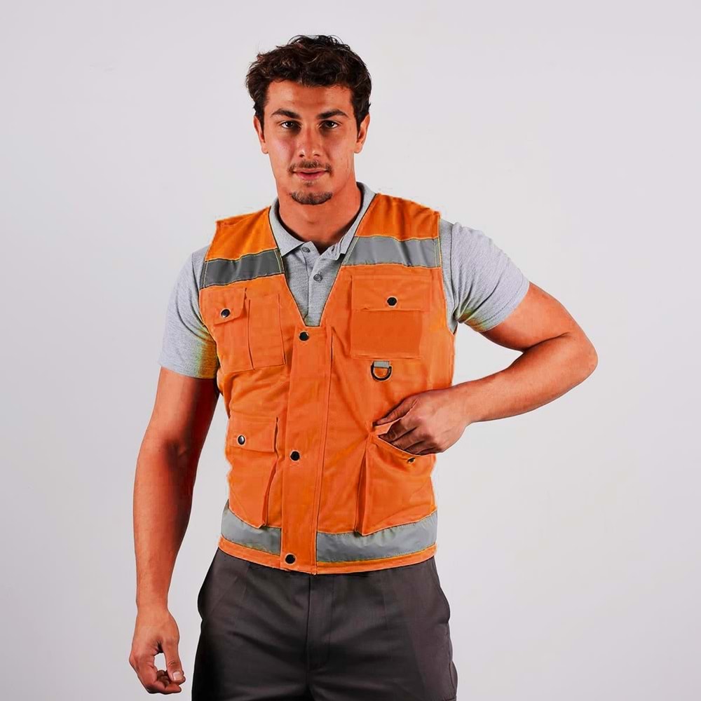 Mühendis Koruyucu Yelek File Astarlı