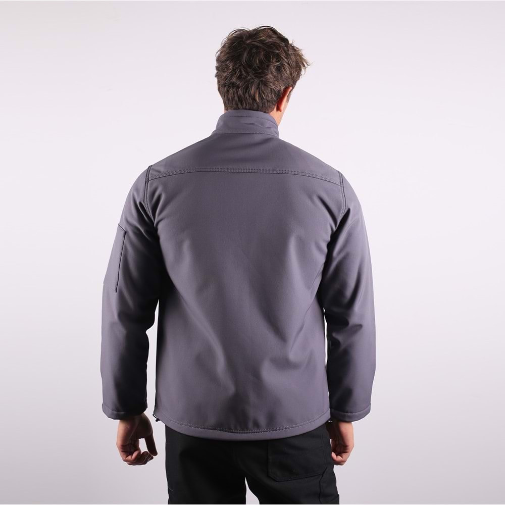 Softshell Mont Reflektör Fermuarlı