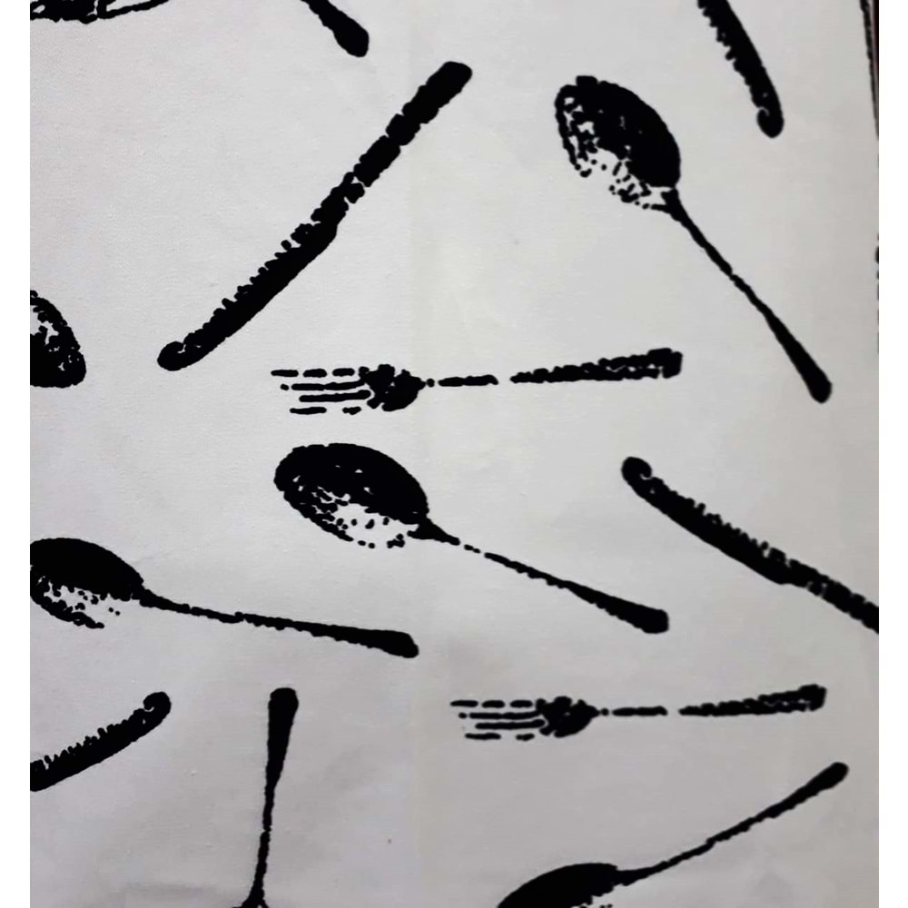 Kaşık Çatal Baskılı Önlük