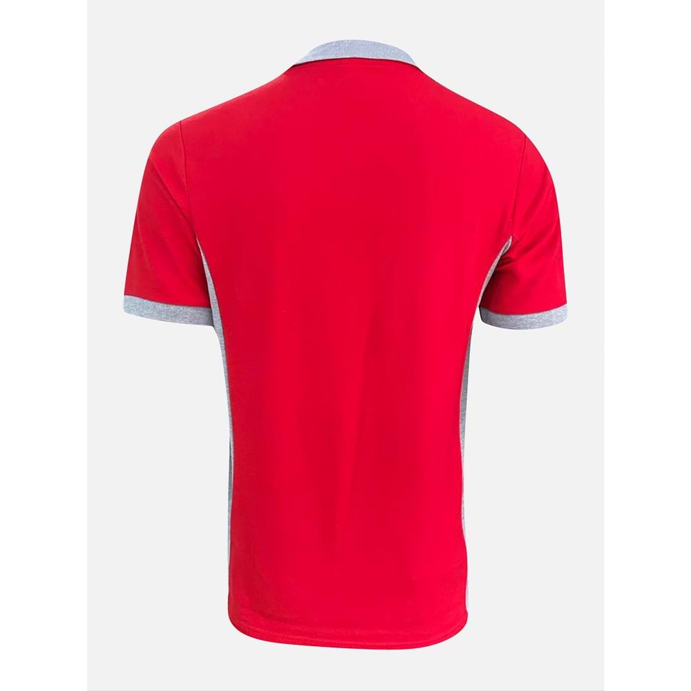 Samteks Garnili Polo Yaka Pike Örme T-Shirt