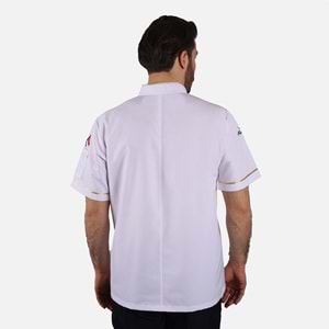 Aşçı Önlük Tuğralı Kısa Kol