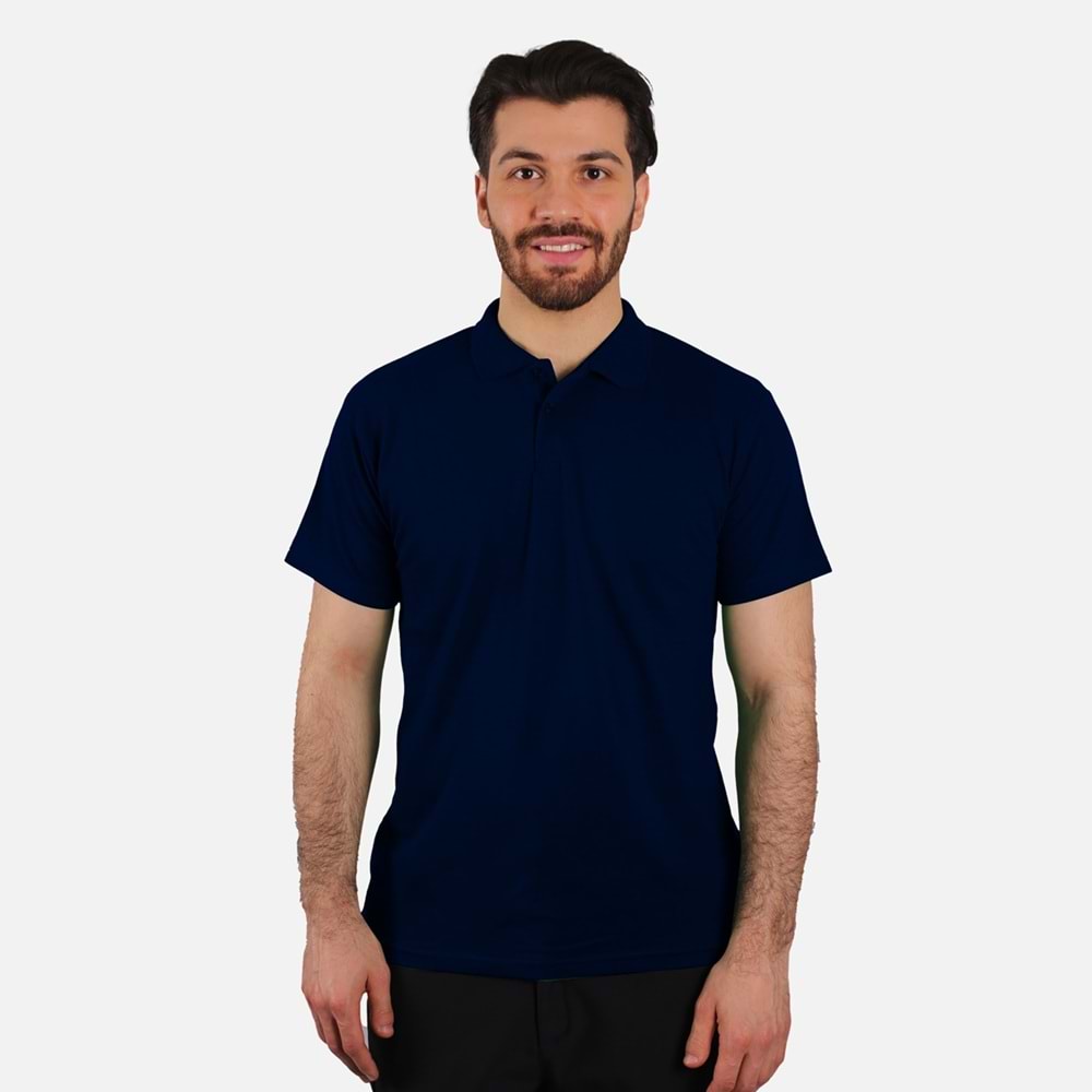 T-Shirt Penye Polo Yaka Kısa Kol