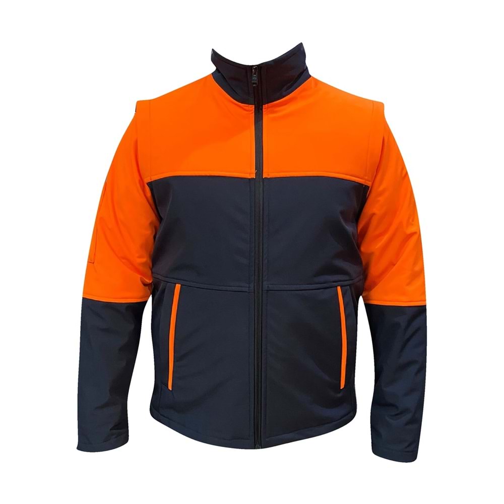 Samteks Robalı Kolları Çıkmalı Softshell Mont