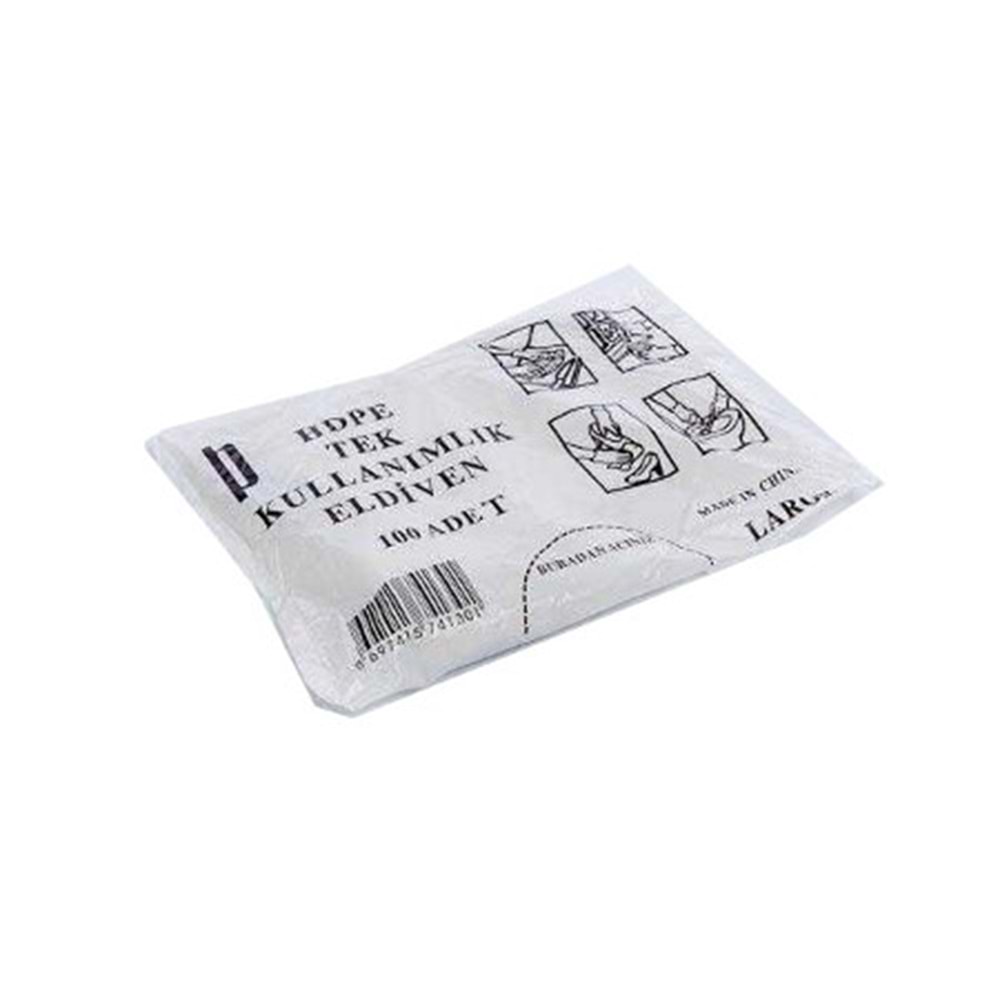 Koruyucu Eldiven Burpak Şeffaf