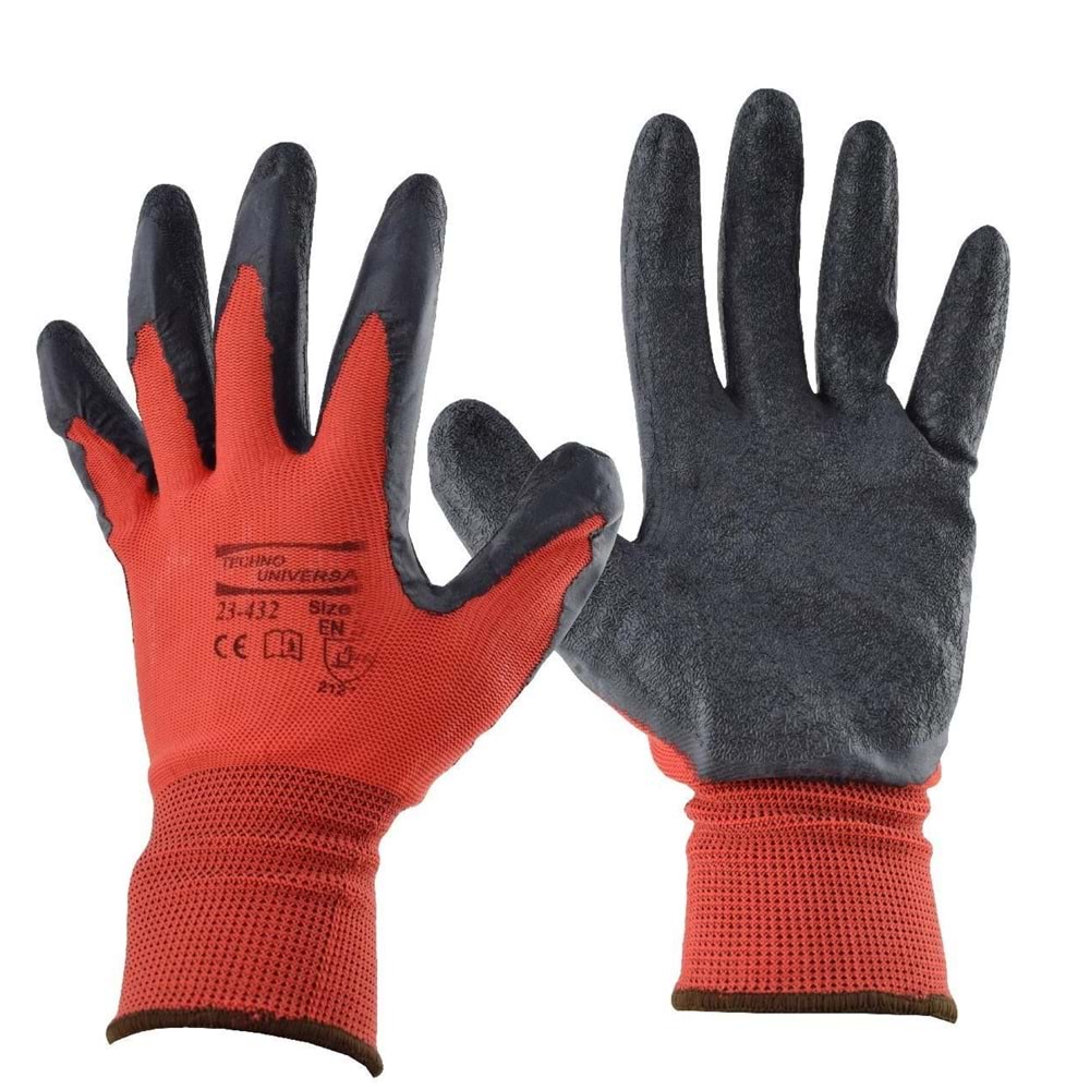 Universal Techno C-432 Latex Kaplama Camcı Eldiven